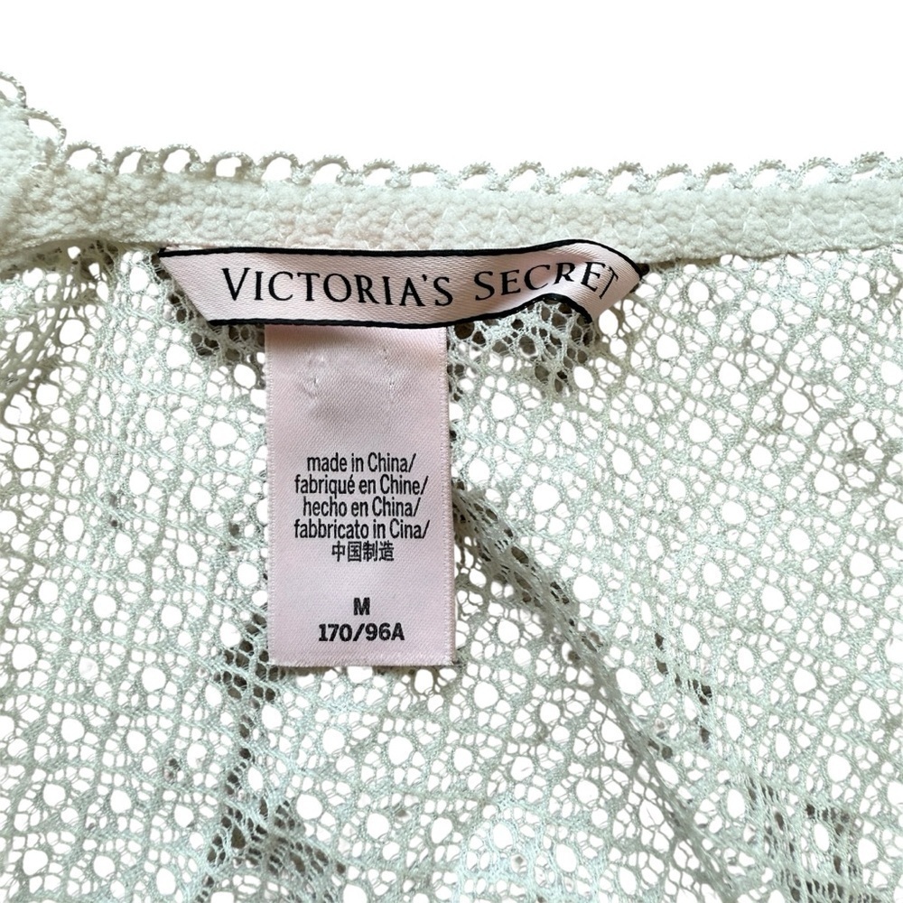 Victoria's Secret Sexy Women's Ivory Lace Mesh Sheer Teddy Lingerie M Stretch - Picture 7 of 8
